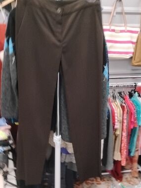 Jones New York Women's Straight-Leg Pants in Dark Brown